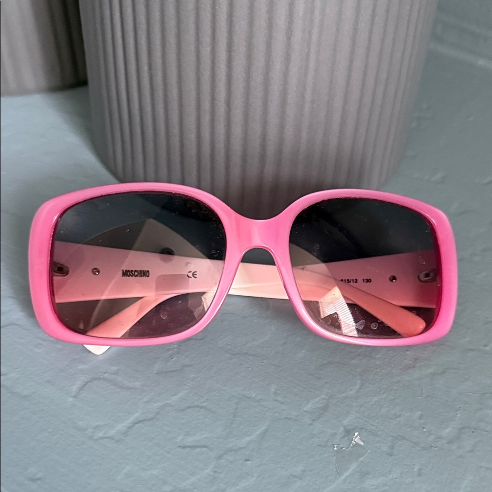 Moschino Vintage Barbie Pink Oversized Sunglasses
